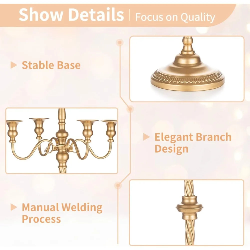 Modern Home Decoration Candlesticks for Candles Wedding Table Decoration