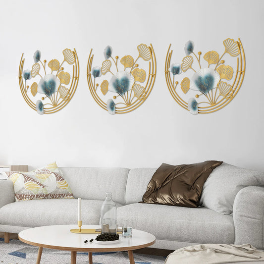 Rust-Proof Wall Art Decor Simple Installation Decorative Wall Sculpture Easy to Clean for Living Rooms/Bedrooms/Kitchens