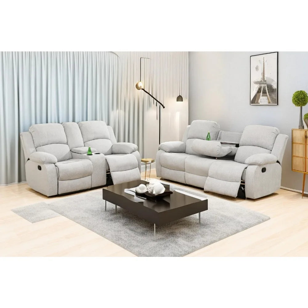 Leather Recliner Sofa Set ,Loveseat Chair Furniture Sofa Set for /House/Office