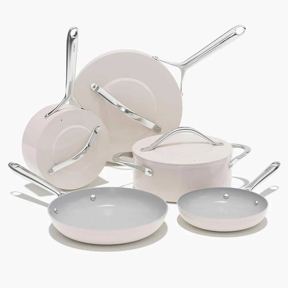 Cookware Set Induction Safe Non-Toxic Oven Dishwasher Safe Effortless