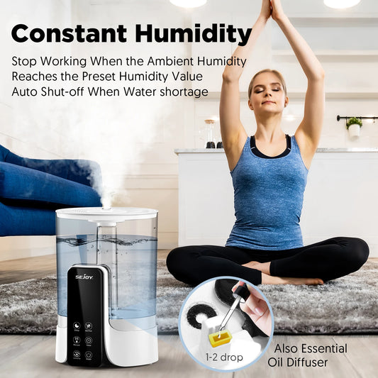 Air Humidifier Professional Large Capacity Home Humidifier Plant Mist Aroma Diffuser with Remote Control Timer