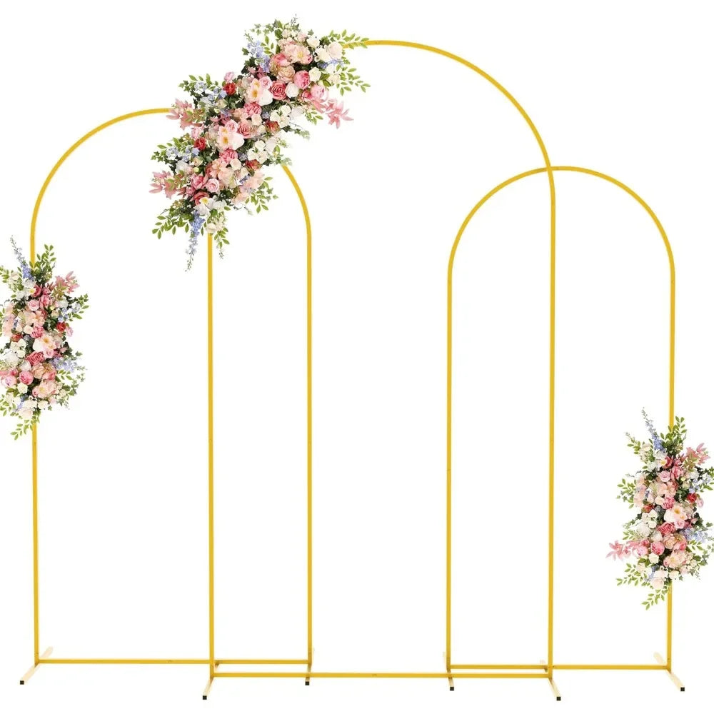 Wedding Arch, Arched Backdrop Frame for Birthday Party Baby Shower