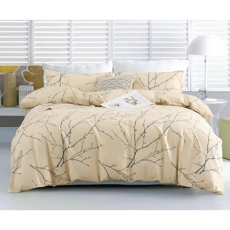 Duvet Cover Set 600 Thread Count Cotton Bedding Set