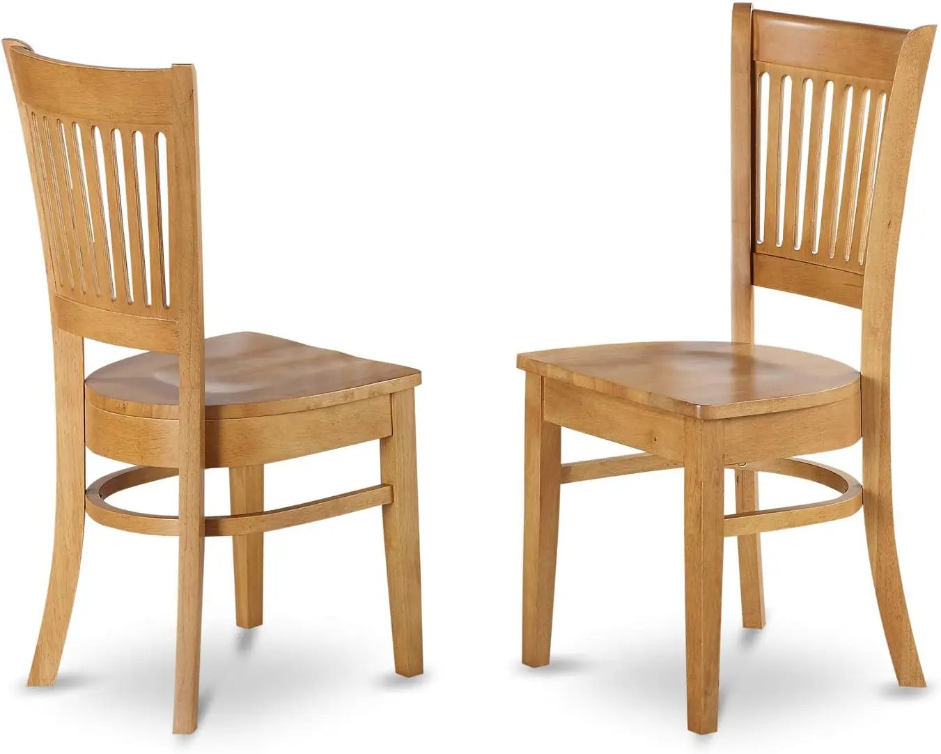 Kitchen Table & Chairs Set Consist of an Oval Dining Room Table with Butterfly Leaf