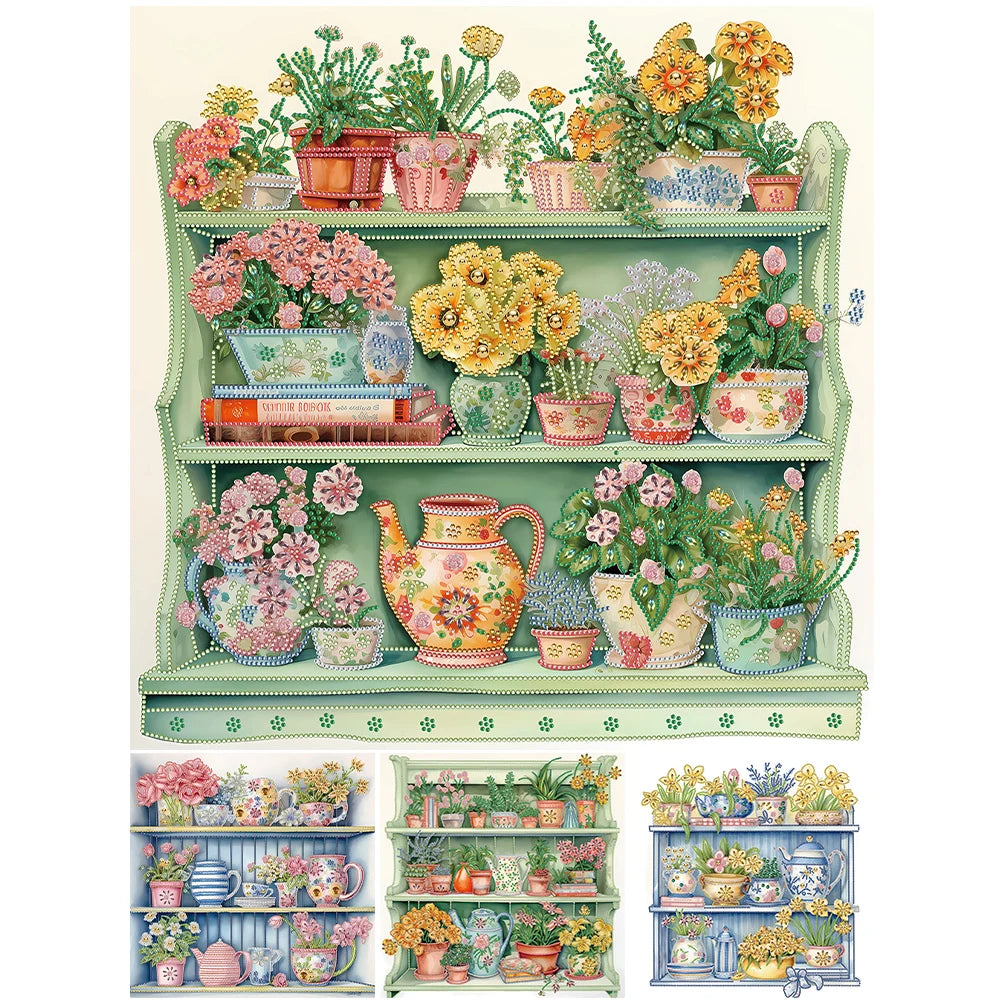 Diamond Painting Garden Wall Kit Partial Special Shaped Home Decor