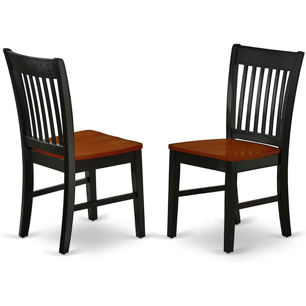 Dining Room Furniture Set Consist of an Oval Kitchen Table with Butterfly Leaf and 6 Dining Chairs