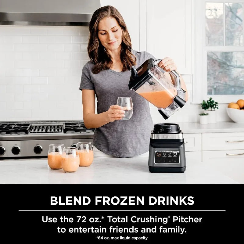 Ninja BN751 Professional Plus DUO Blender, 1400 Peak Watts, 3 Auto-IQ Programs for Smoothies
