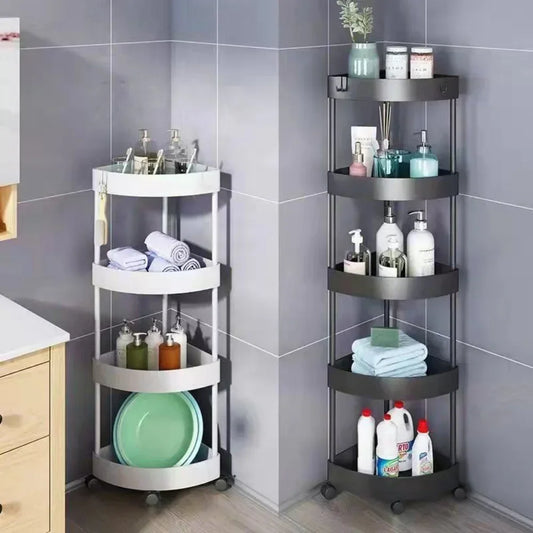 Kitchen Storage Organizer Bathroom Corner Cabinet