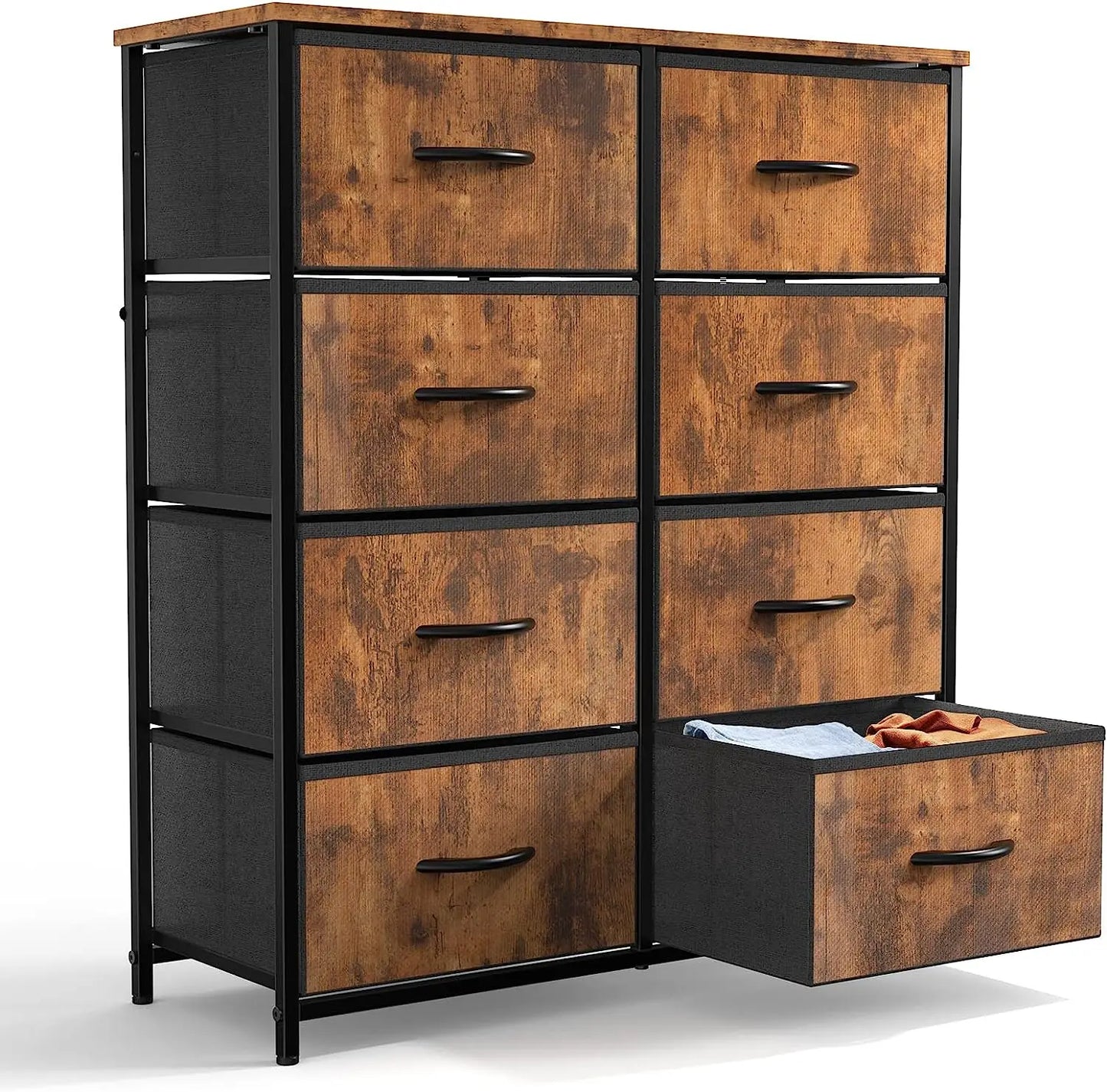 Dresser for Bedroom Drawer Organizer Fabric Storage Tower with 5/6/8/9 Drawers,