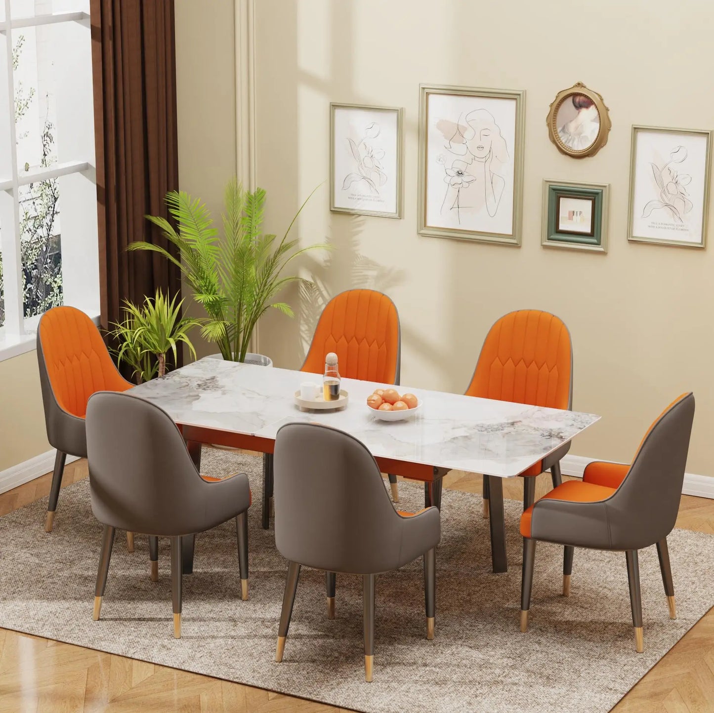 Kitchen Extendable Dining Table Stretchable